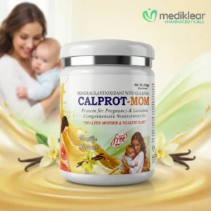 Calprot Mom Vanilla Flavored Protein Powder