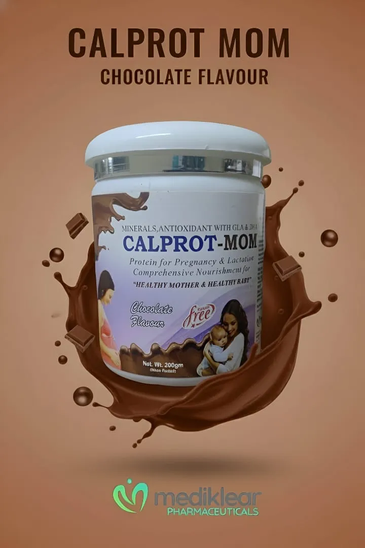 Chocolate flavored nutritional supplement for mothers.