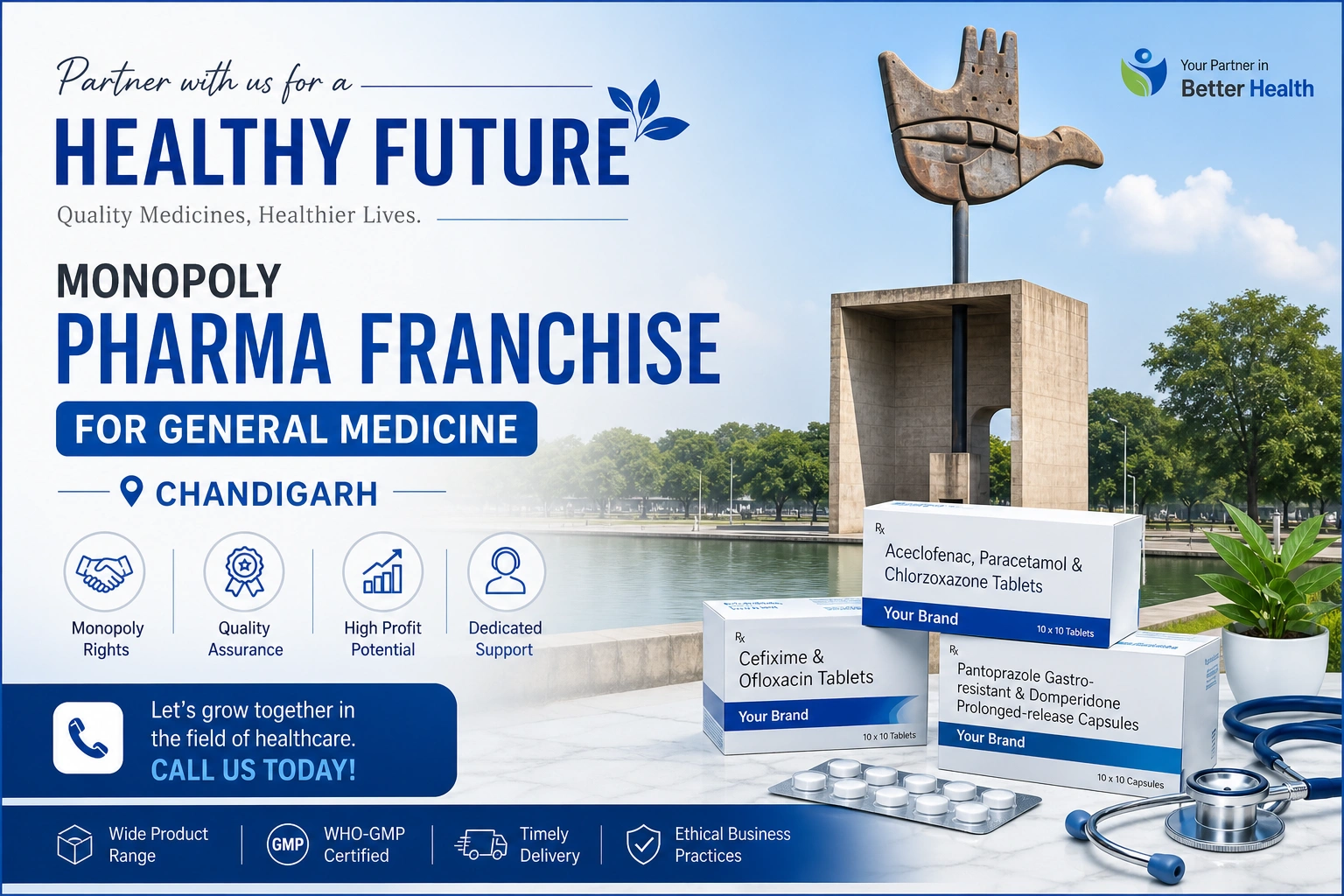 Monopoly Pharma Franchise for General Medicine in Chandigarh – Complete Guide